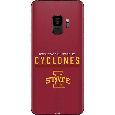Iowa State University Athletic Text Galaxy S9 Skin